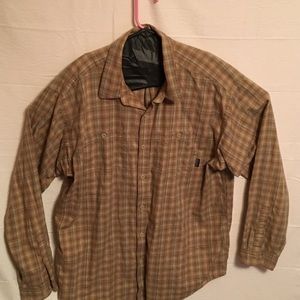Patagonia Men's Long-Sleeved Shirt Plaid Sz Large